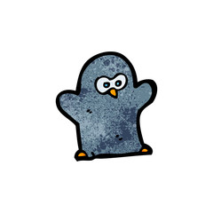 cartoon little penguin