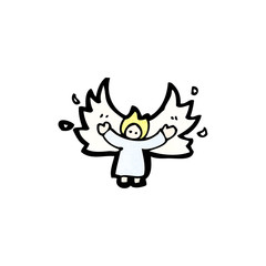 cartoon little angel