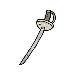 cartoon old sword