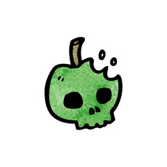 cartoon poison apple