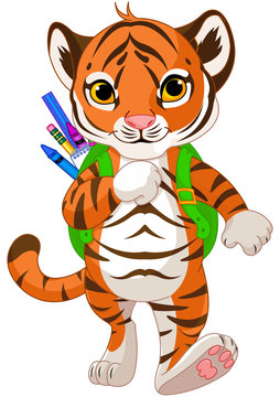 Tiger Go to School
