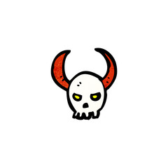 little spooky skull symbol