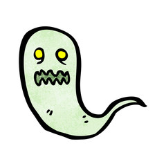 cartoon green ghost
