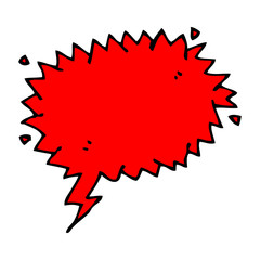 cartoon speech bubble