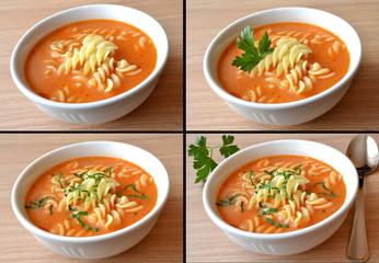 zupa pomidorowa z makaronem