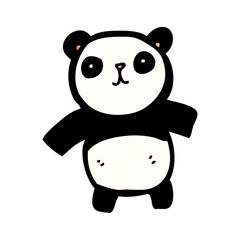 cartoon panda