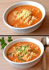 zupa pomidorowa z makaronem
