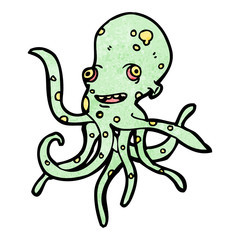 cartoon octopus
