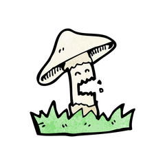 cartoon toadstool