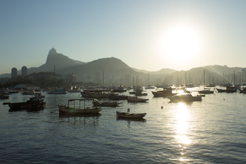 Enseada de Botafogo. view from Urca.