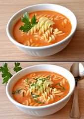 zupa pomidorowa z makaronem