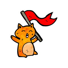 funny cartoon cat