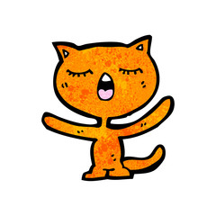 funny cartoon cat