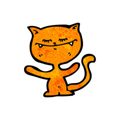 funny cartoon cat