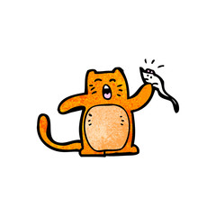 funny cartoon cat