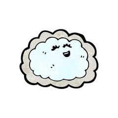 cloud with silver lining cartoon