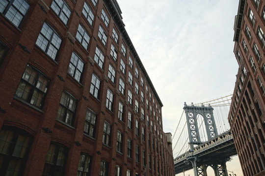 Fototapeta Manhattan Brdige from Brooklyn