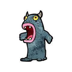 cartoon monster