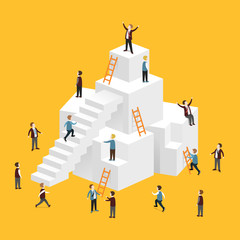 heading for success concept © JoyImage