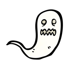 cartoon spooky ghost