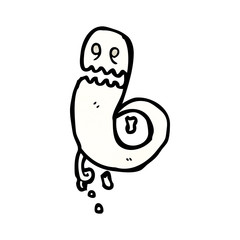 cartoon spooky ghost