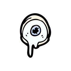 crying eye cartoon