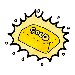 cartoon gold