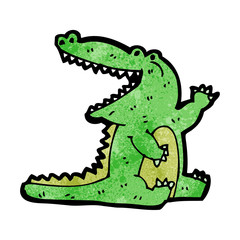 cartoon crocodile