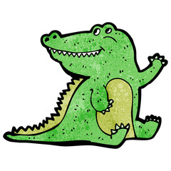 cartoon crocodile
