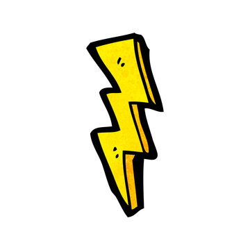 Cartoon Lightning Bolt