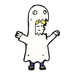 cartoon halloween ghost costume