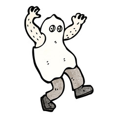 cartoon halloween ghost costume