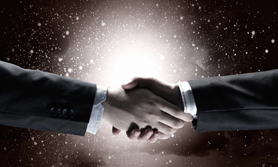 Business handshake