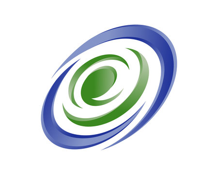  abstract spiral swirl logo