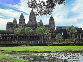 Angkor Wat of UNESCO's world heritage in Siem Reap, Cambodia