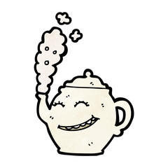 cartoon tea pot