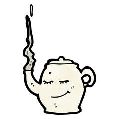 cartoon tea pot