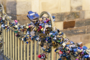 Love Locks on Fence