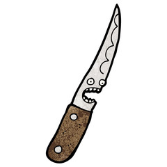 cartoon kitchen knife