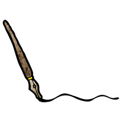 cartoon ink pen