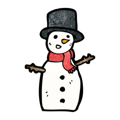 traditional snowman