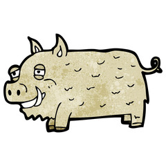 cartoon boar
