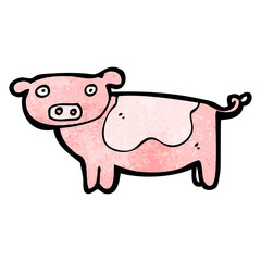 cartoon pig