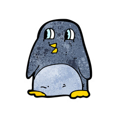 funny cartoon penguin