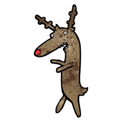 cartoon reindeer
