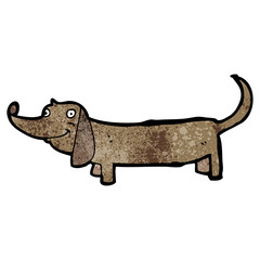 cartoon cute little dog