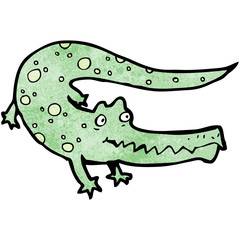 cartoon crocodile