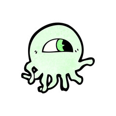 cartoon alien