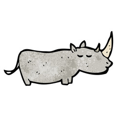 cartoon rhinoceros