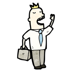 cartoon businessman